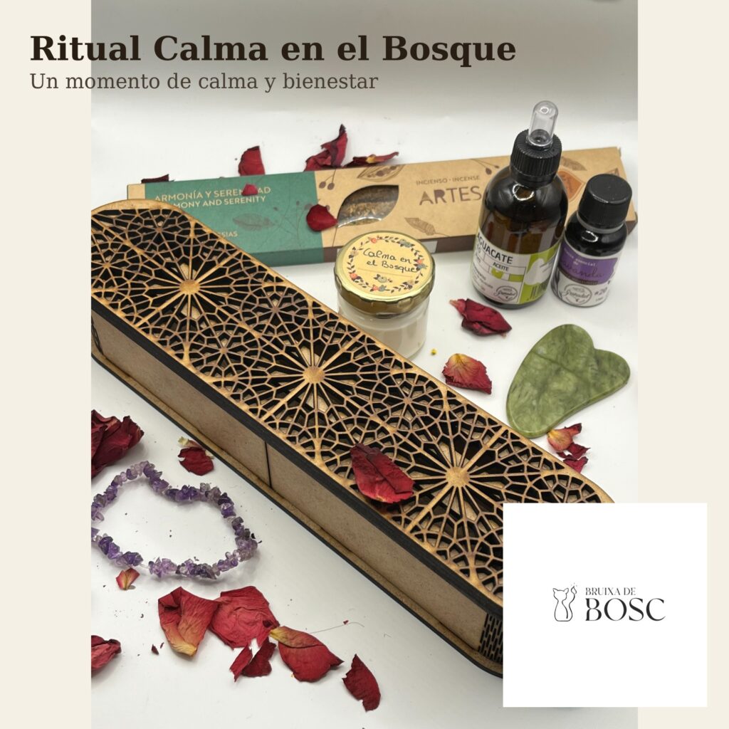 Quemador de incienso, guasha, aceites esenciales, incienso y miel